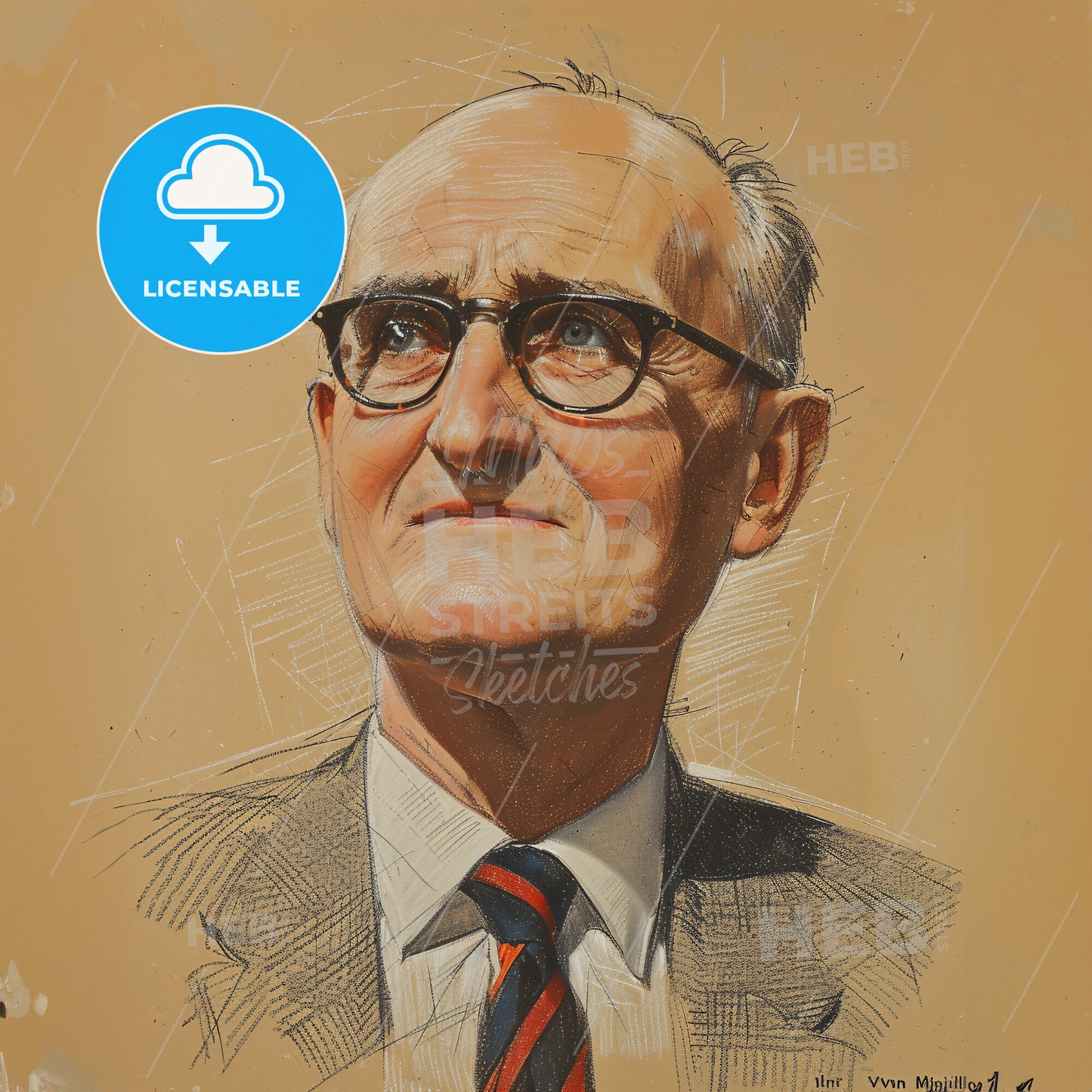 Sir Ivan Magill, 1888 - 1986, British anesthesiologist - A Man Wearing Glasses And A Suit