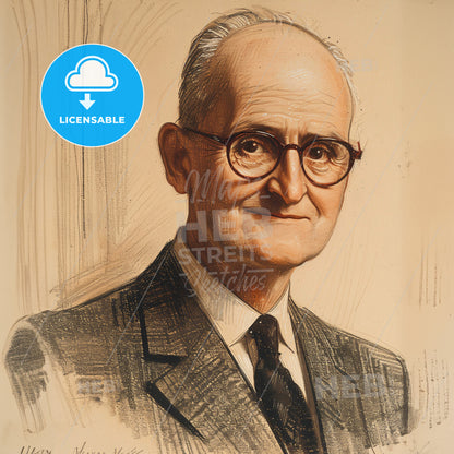 Sir Ivan Magill, 1888 - 1986, British anesthesiologist - A Man Wearing Glasses And A Suit