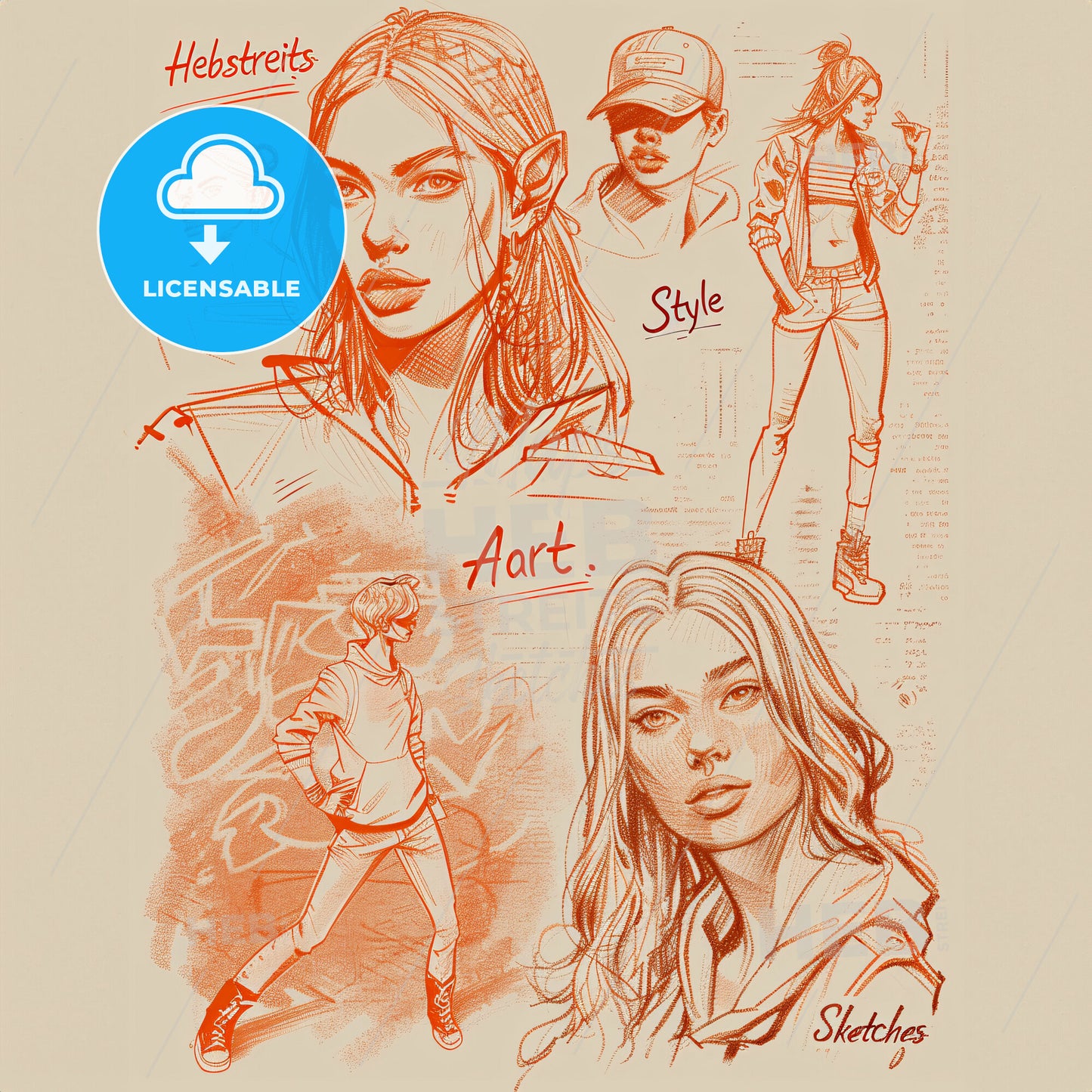 A Collage Of Women's Portraits