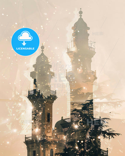 Tartus, Syria: Lights of the East - A double exposure of a building