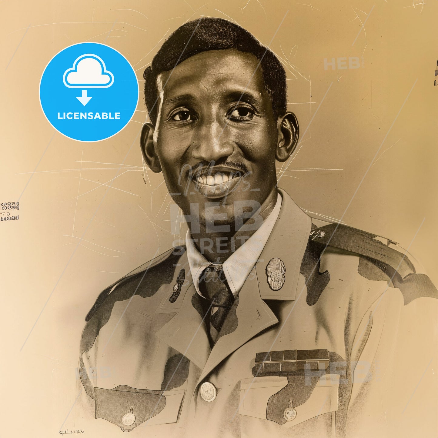 Thomas Sankara, 1949 - 1987, Burkinabé revolutionary leader - A Man In A Military Uniform