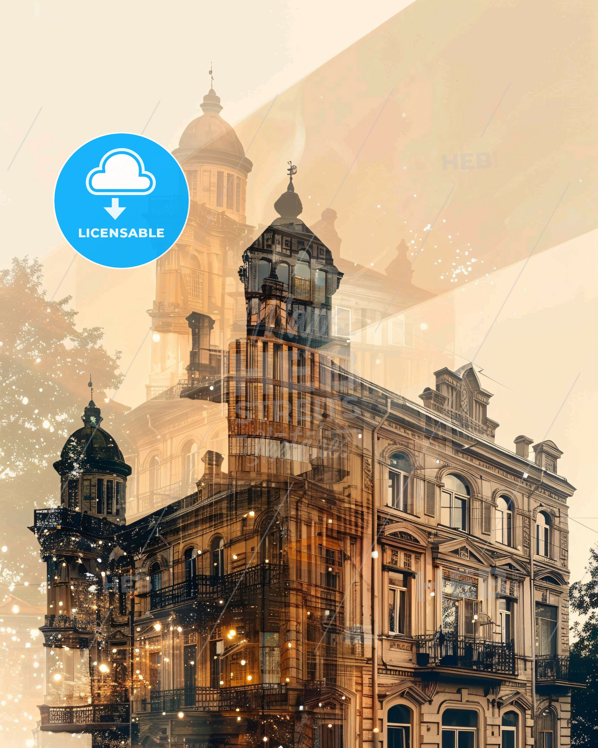 Tiraspol Skyline Cityscape Art Paper Poster - A building with a tower