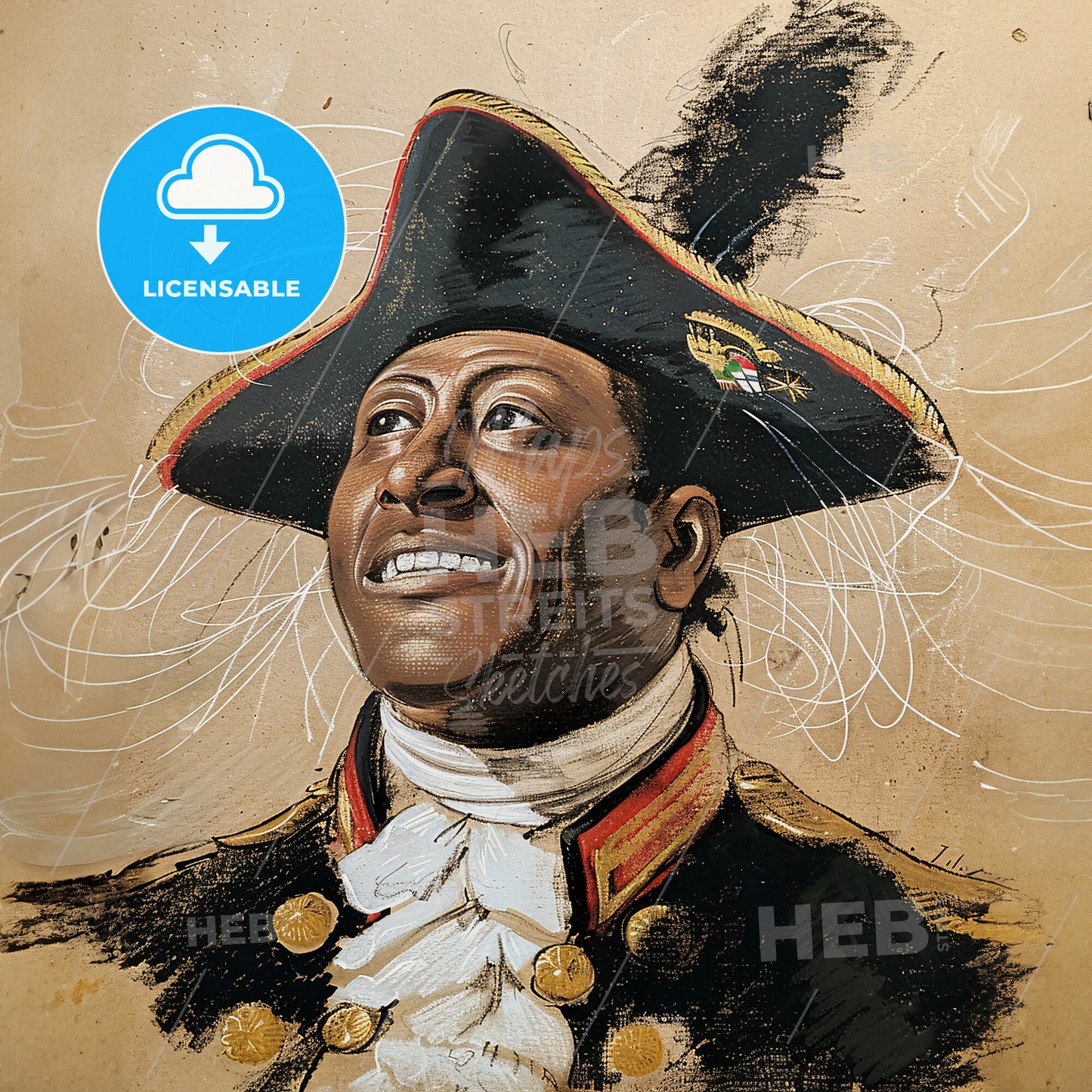 Toussaint Louverture, 1743 - 1803, Haitian revolutionary leader - A Man In A Pirate Garment