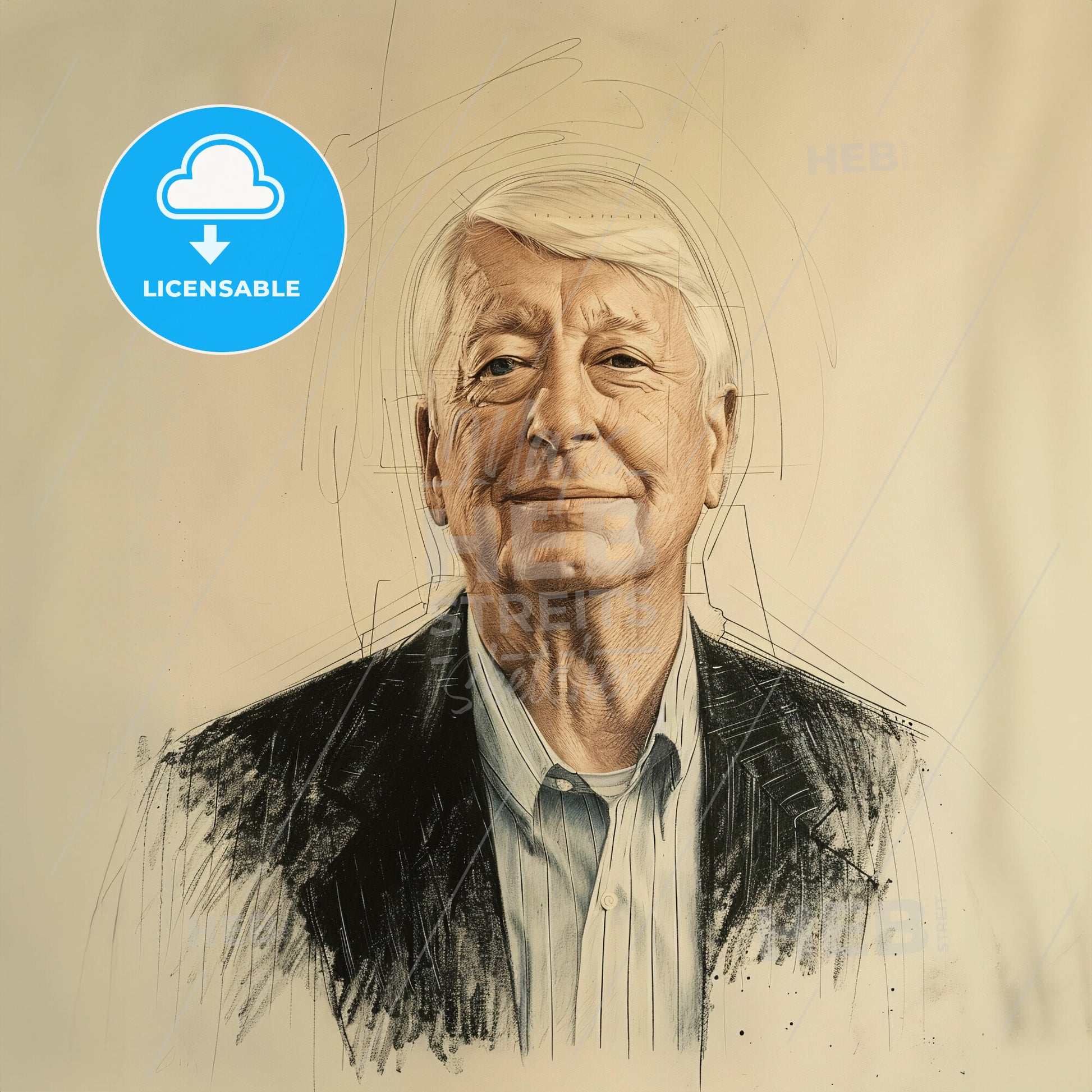 Travis Hirschi, 1935 - 2017, American criminologist - A Drawing Of A Man
