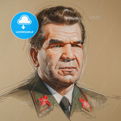 Vasily Chuikov, 1900 - 1982, Soviet Marshal - A Portrait Of A Man