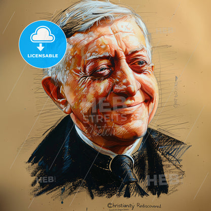 Vincent Donovan, 1926 - 2000, American missionary - A Man With A Tie