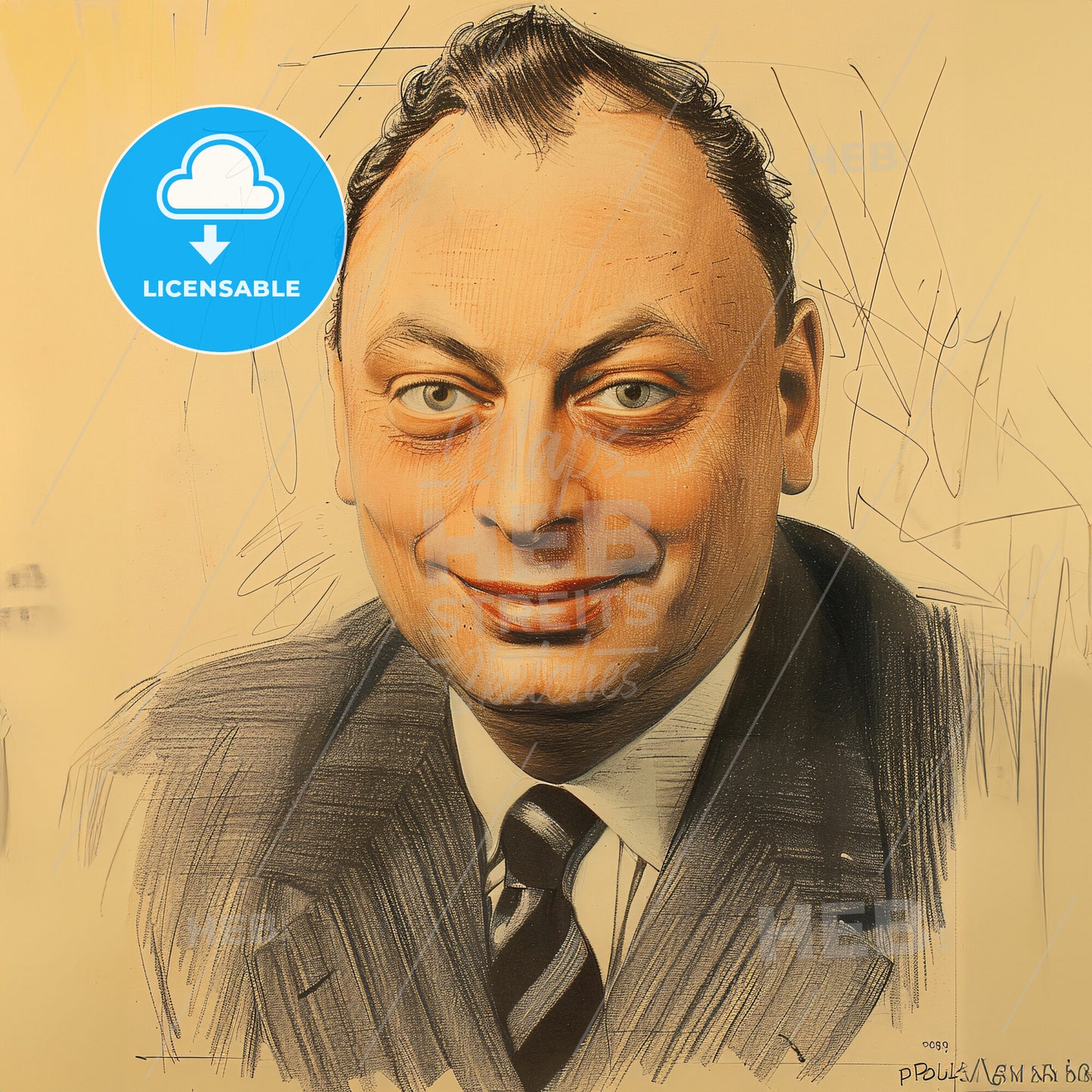 Wolfgang Pauli, 1900 - 1958, Austrian physicist - A Man In A Suit And Tie