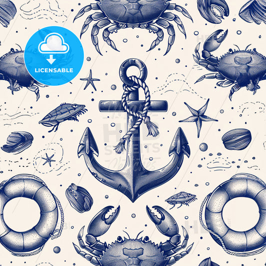 A Pattern Of Sea Creatures