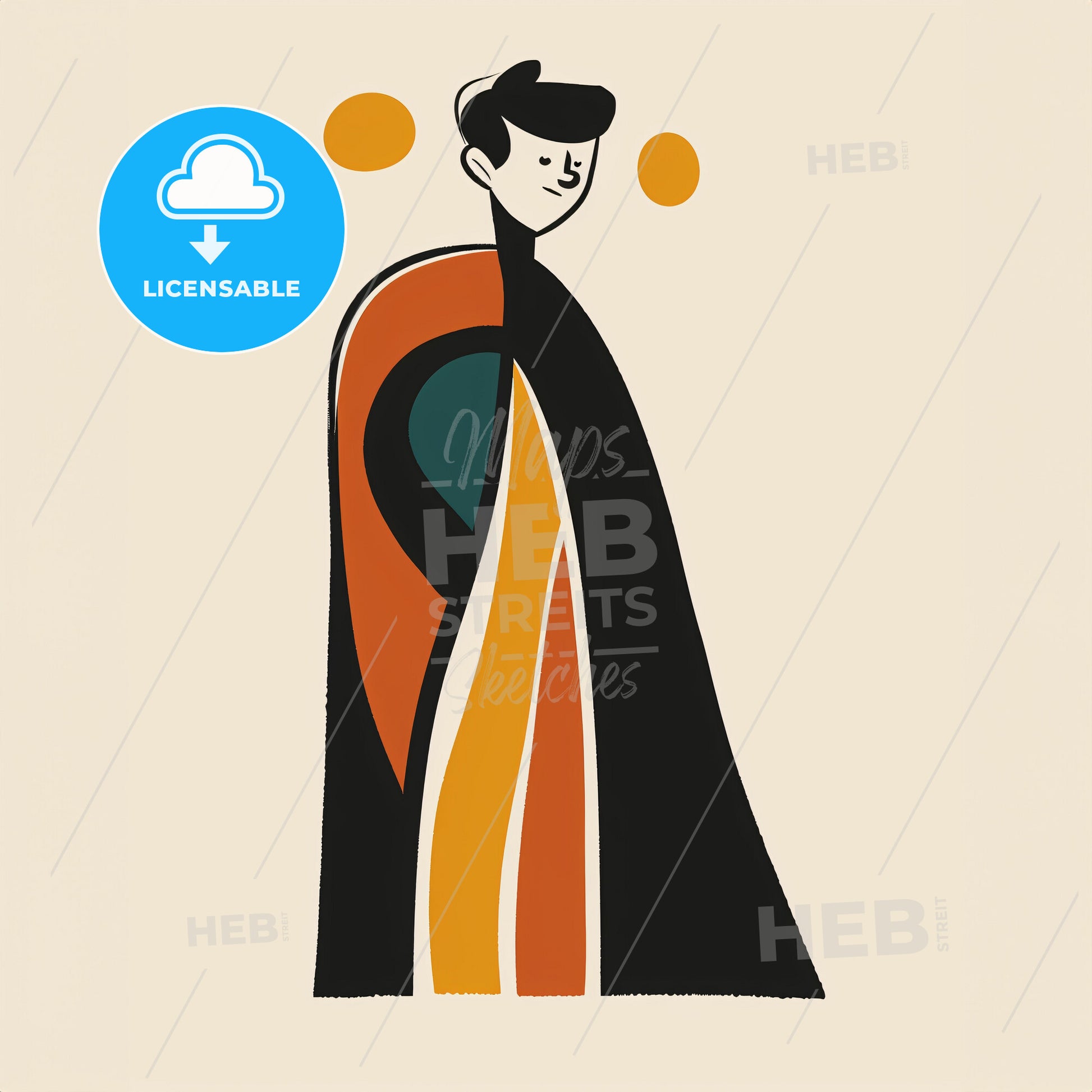 A Parent Wearing A Cape Like A Superhero - A Man In A Cape