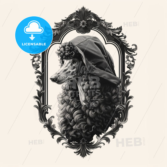 A Dog Wearing A Hood