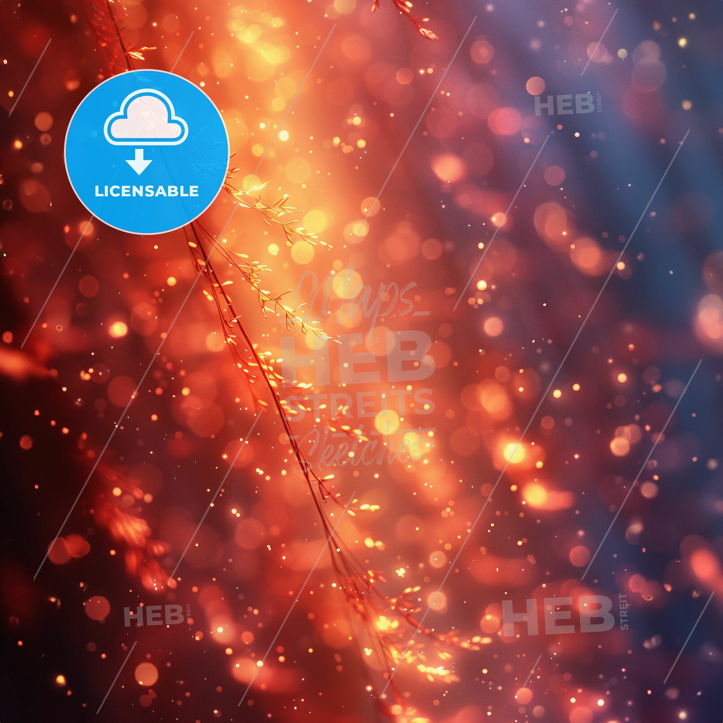 Abstract Art: Or Is It Just Upside Down? - A close up of a plant