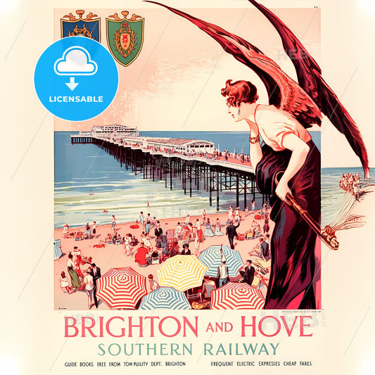 Art Deco Brighton and Hove Seaside Nostalgia: A Vibrant Vintage Escape