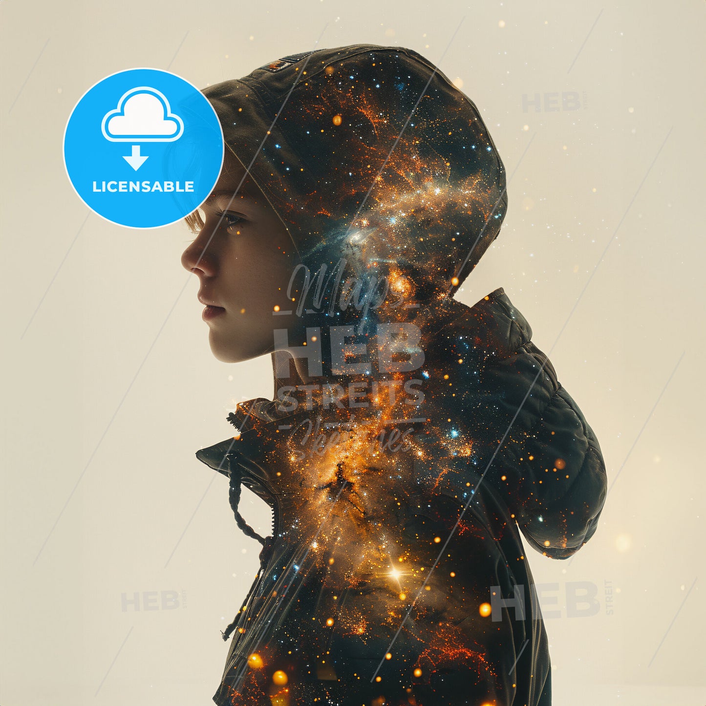 Artificial Intelligence: The Creation of a New Muse - A person in a hoodie