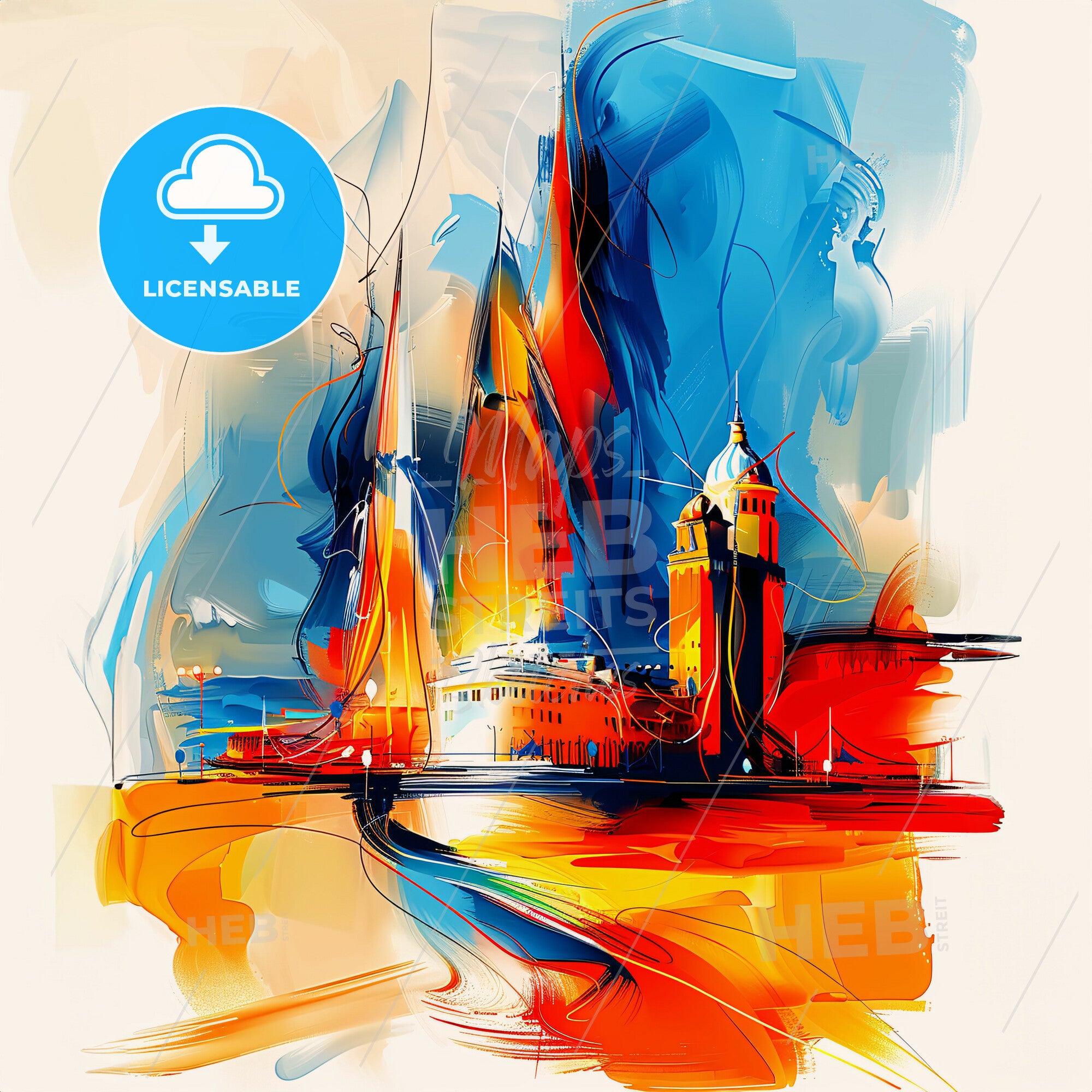 Vibrant Baku, Azerbaijan - A Painting Of A City – HEBSTREITS