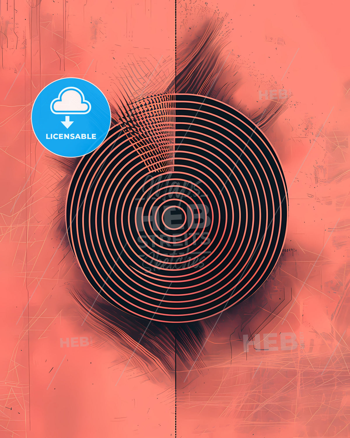 Range Motion Background Mesmerizing Animated Spiral Art: Abstract Red and Black Data ...