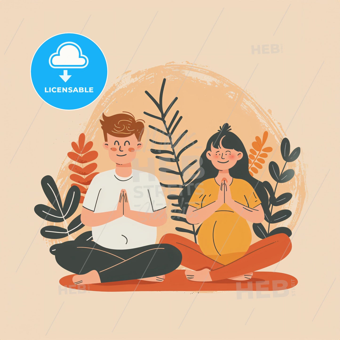 Both Parents - A Colorful Painting