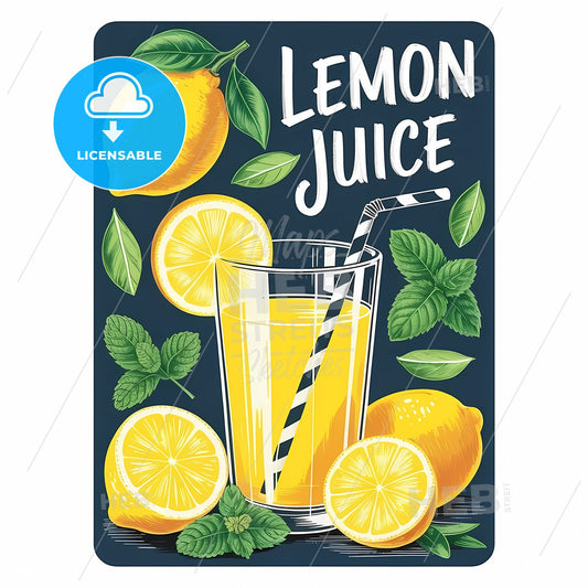 Bright Citrus Splash: Chalkboard Lemonade Delight