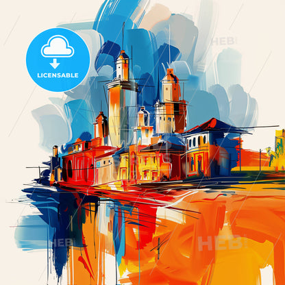 Vibrant Bulawayo, Zimbabwe - A Painting Of A City