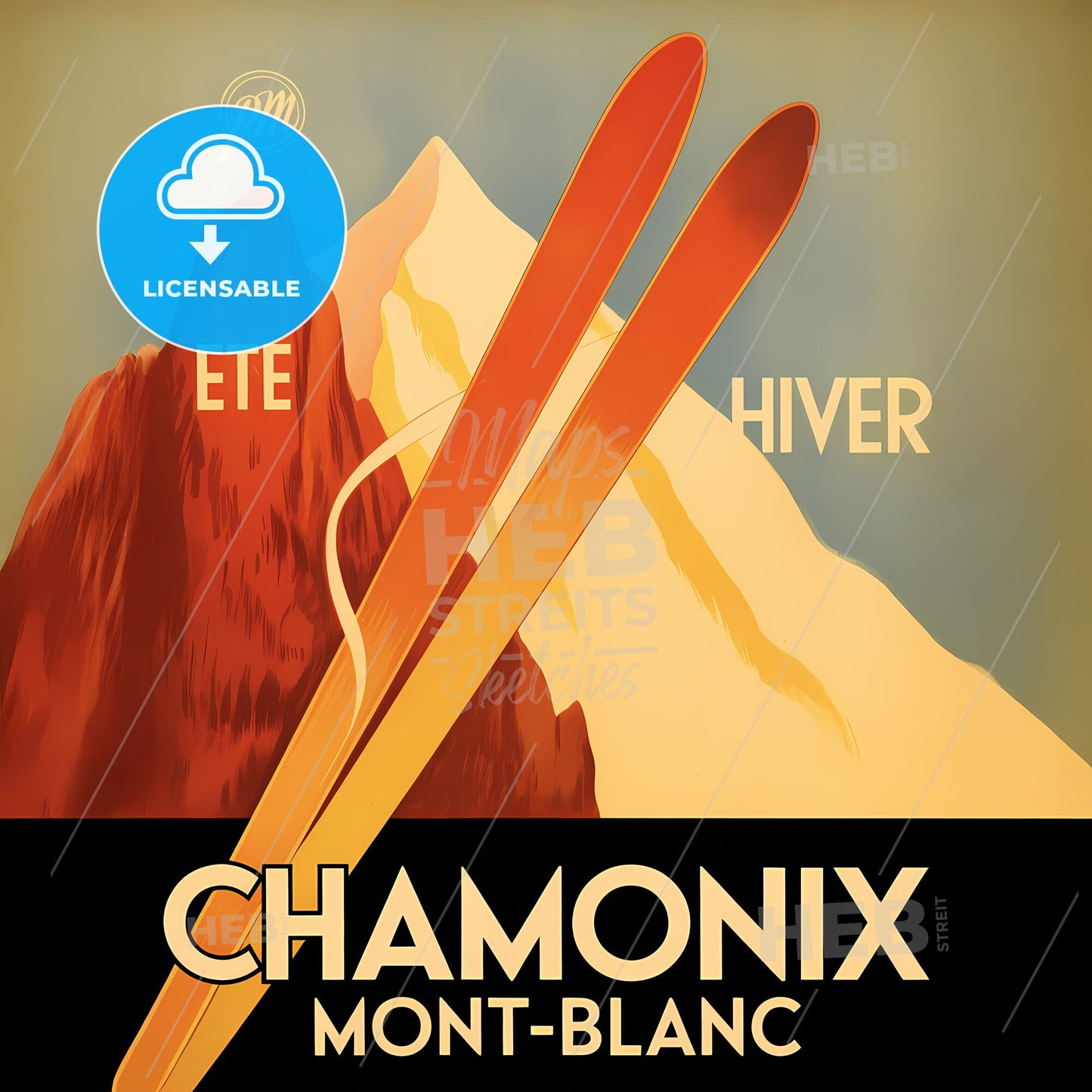 Chamonix Mont-Blanc: Retro Ski Adventure in Art Deco Elegance