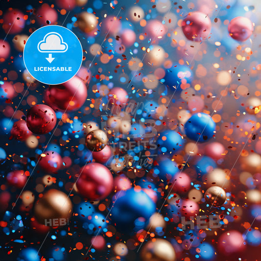 Chaos in Color - A group of colorful balls