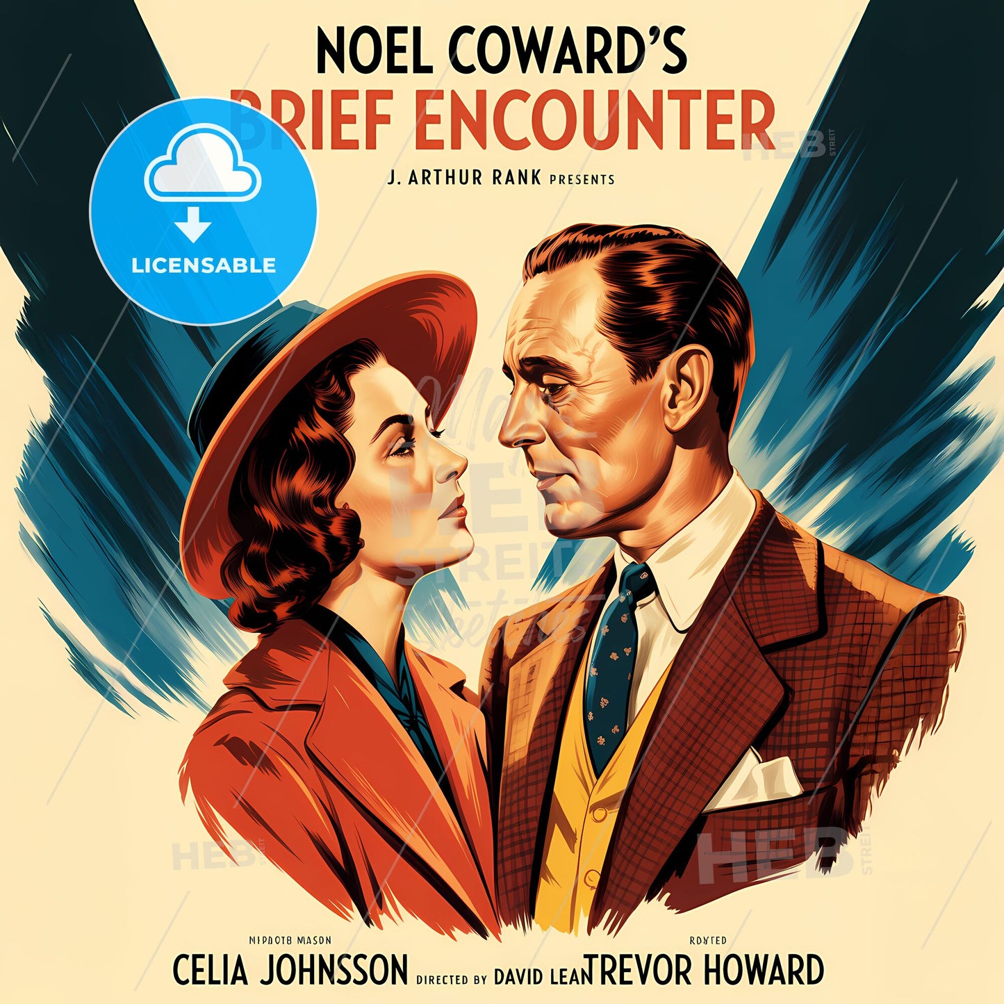 Classic Romance: Vintage Film Poster for Brief Encounter