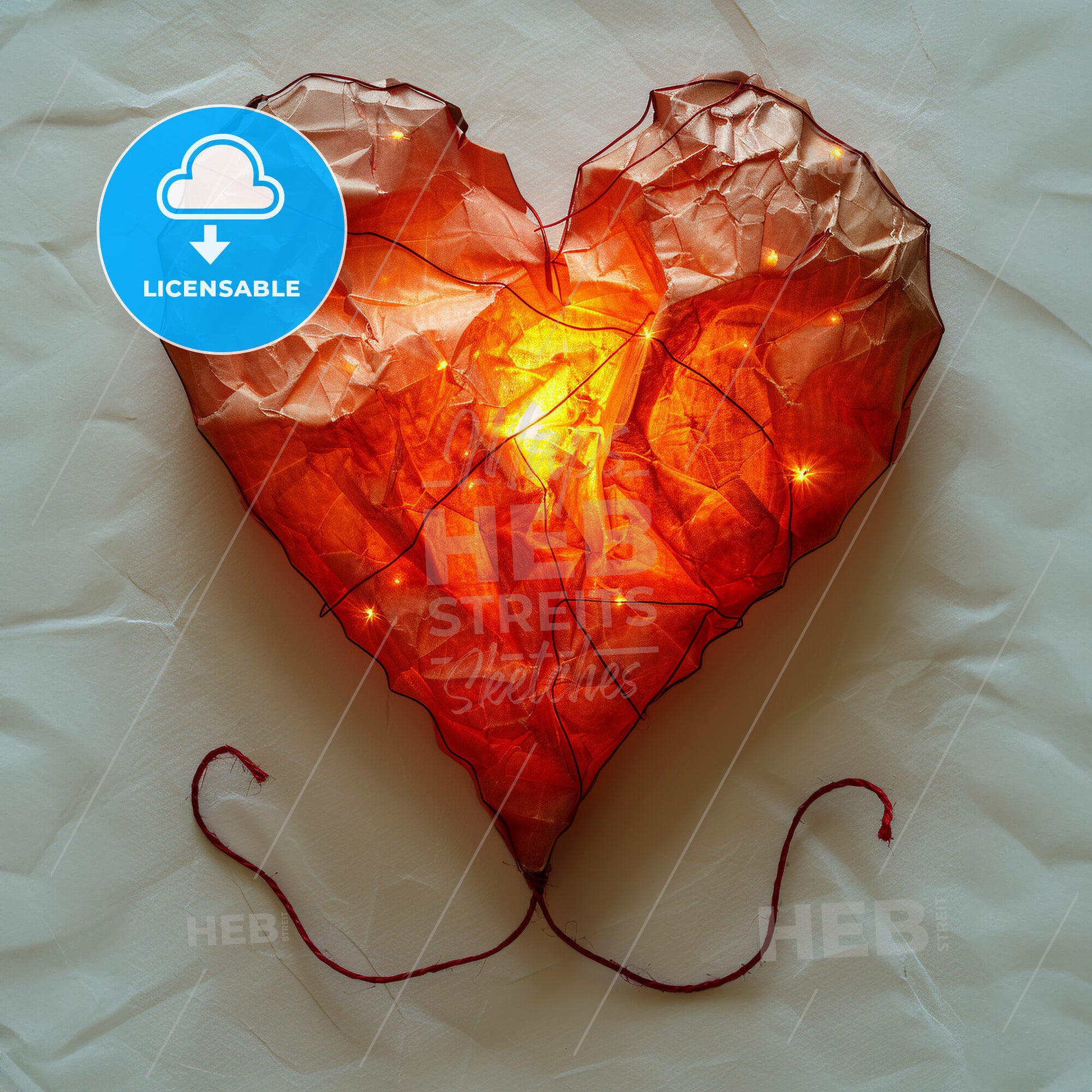 Consumer Connections: The Heart of Commerce - A heart shaped light bulb