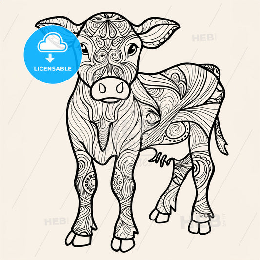 Cow - A Cow With A Pattern