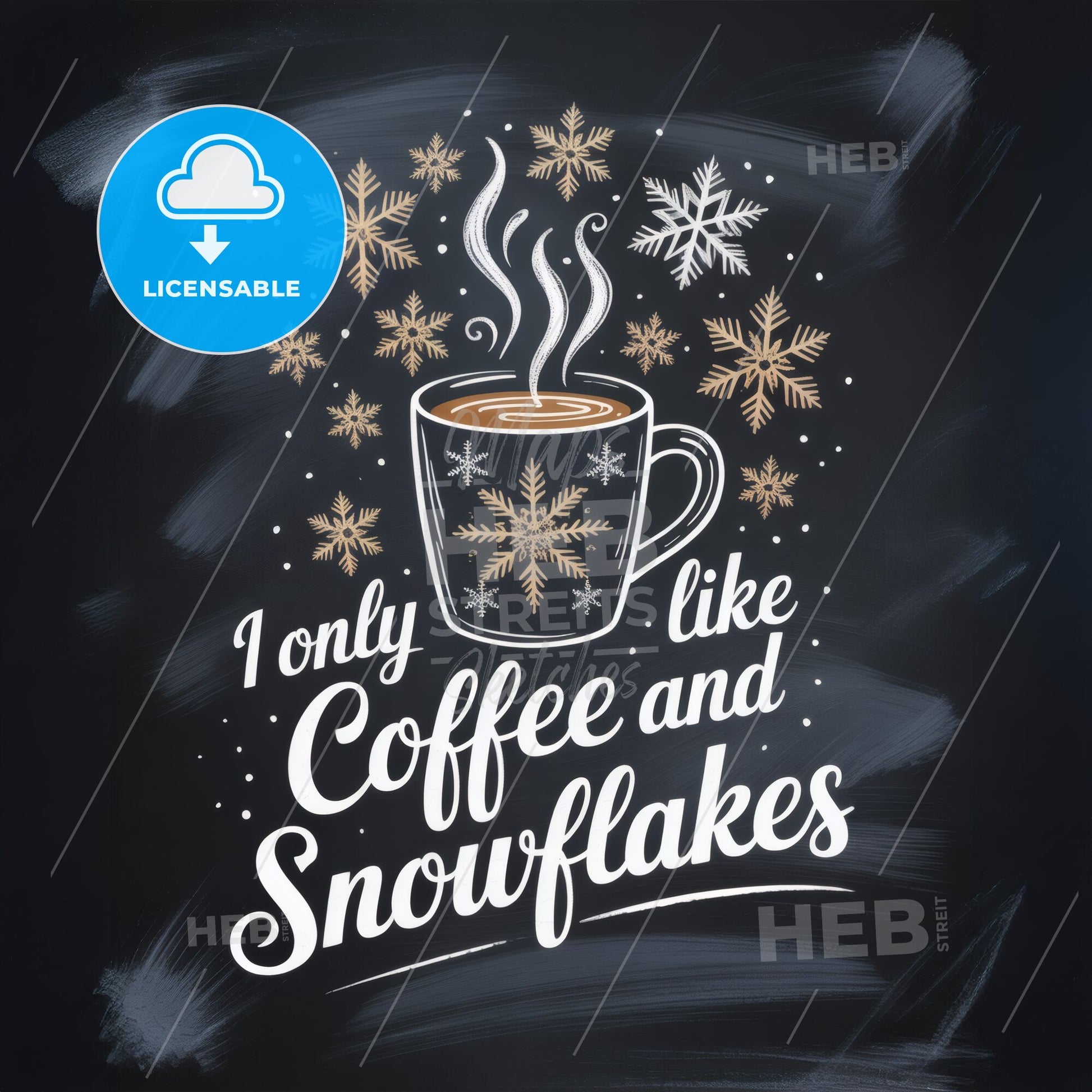 Cozy Winter Vibes: Embrace the Warmth of Coffee and Snowflakes