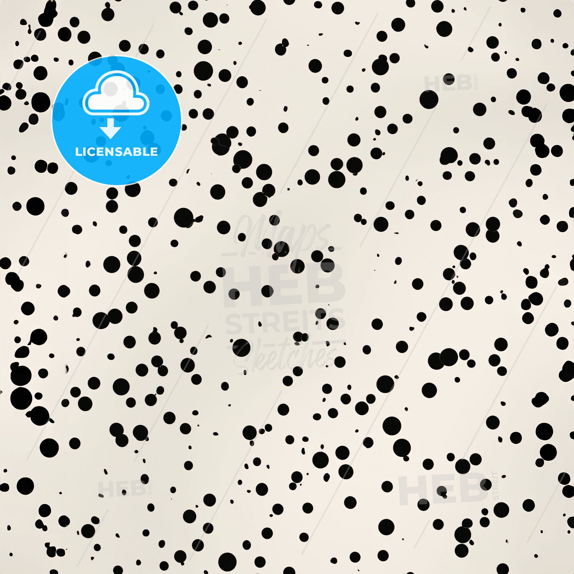A Black Dots On A White Background