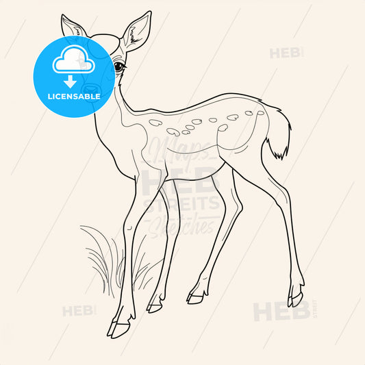 Deer - A Drawing Of A Deer