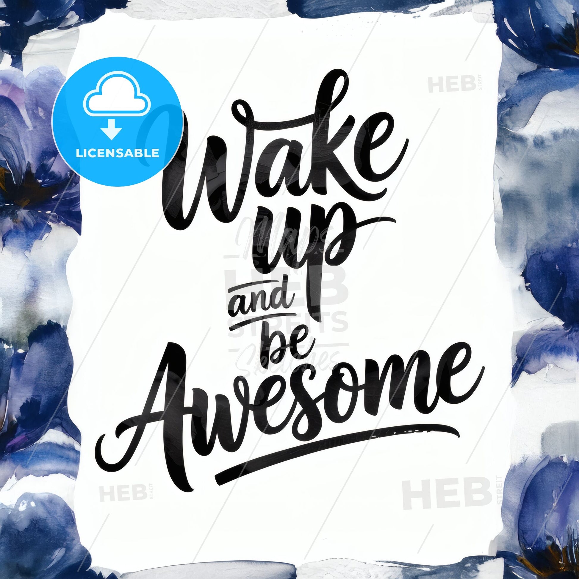 Embrace Inspiration: Elegant Black & White Calligraphy Art for Daily Motivation