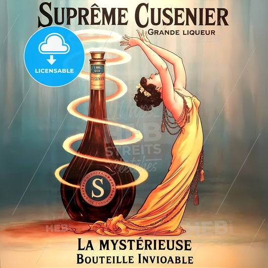 Enchanted Elegance: Art Nouveau Supremacy in Vintage Liqueur Advertising