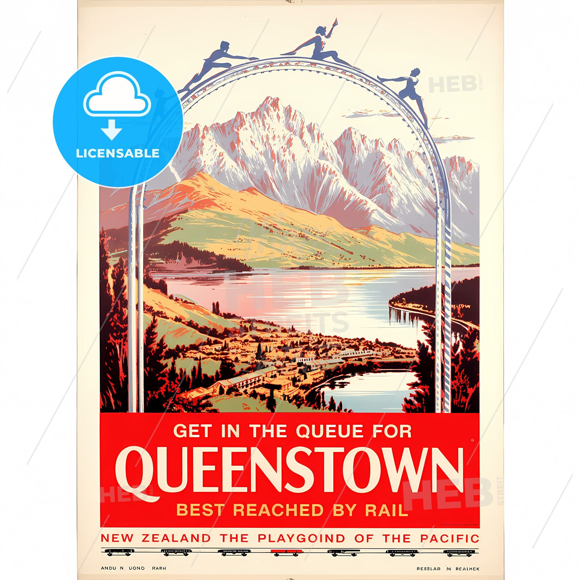 Enchanting New Zealand: A Retro Scenic Escape to Queenstown's Majesty