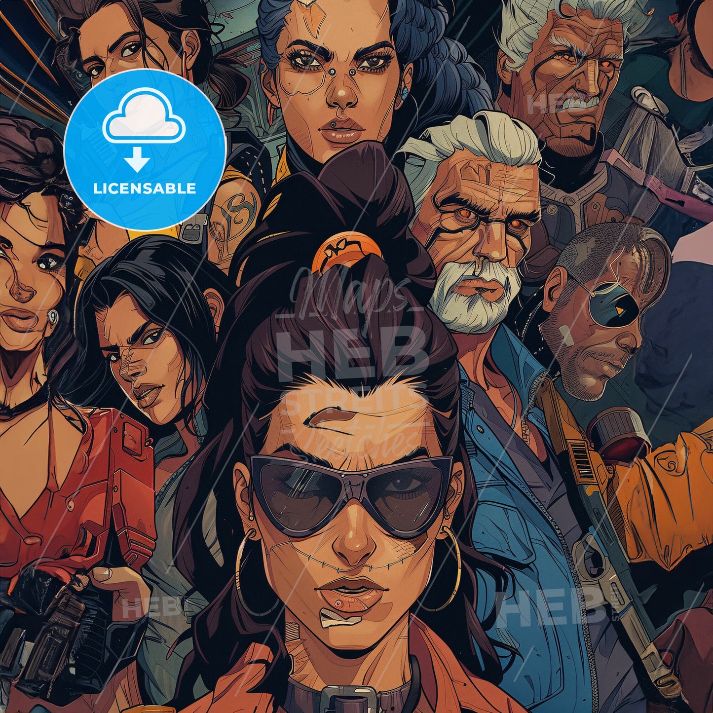 A Group Of People With Guns