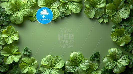 Celebrate St. Patricks Day with a dynamic and artistic flat background bursting with vibrant colors and festive vibes!