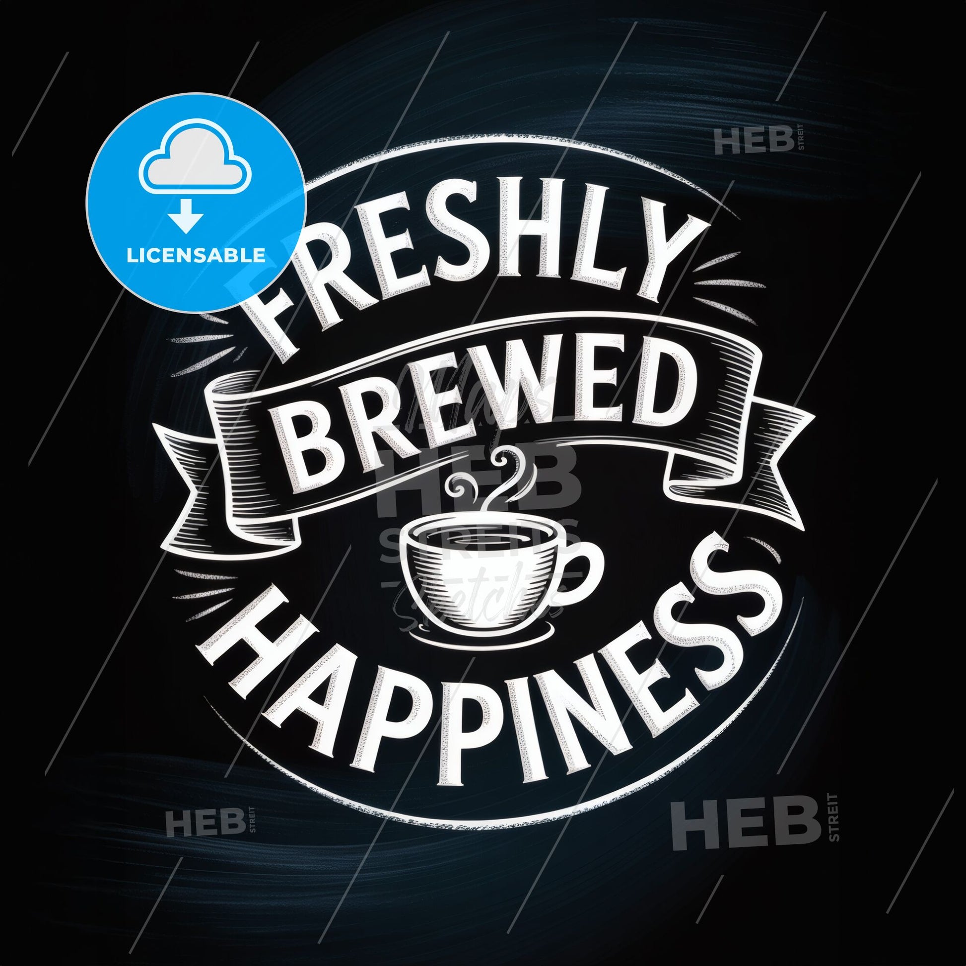 Freshly Brewed Happiness: A Whimsical Coffee Quote for Every Coffee Lover's Delight.
