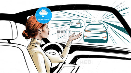 Futuristic SUV Interior: Augmented Reality Meets Minimalist Design