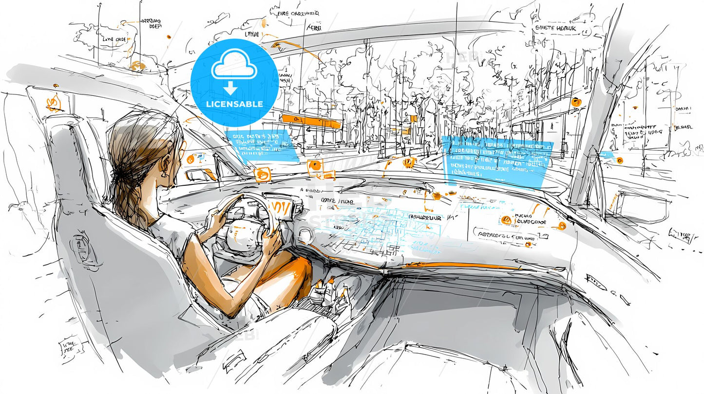 Futuristic SUV Interior: A Glimpse into Augmented Reality Design