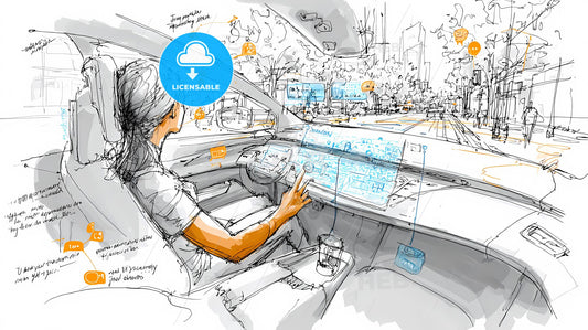 Futuristic SUV Interior: Interactive Augmented Reality Experience