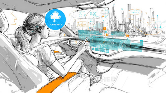 Futuristic SUV Interior: An Interactive Journey in Augmented Reality