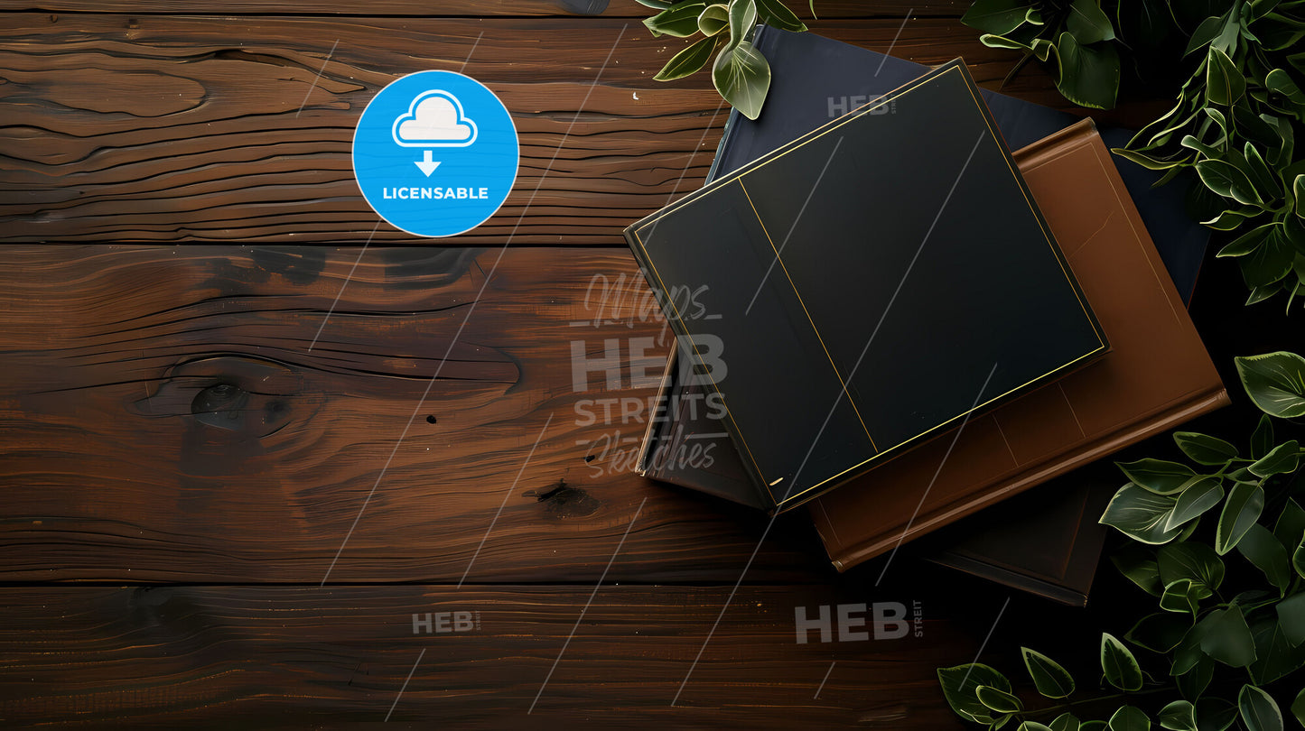 Vibrant Art Stack - High Angle Focus Painting Surface Table Wood Shelf Stacked