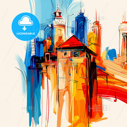 Vibrant Irving, Texas - A Painting Of A City