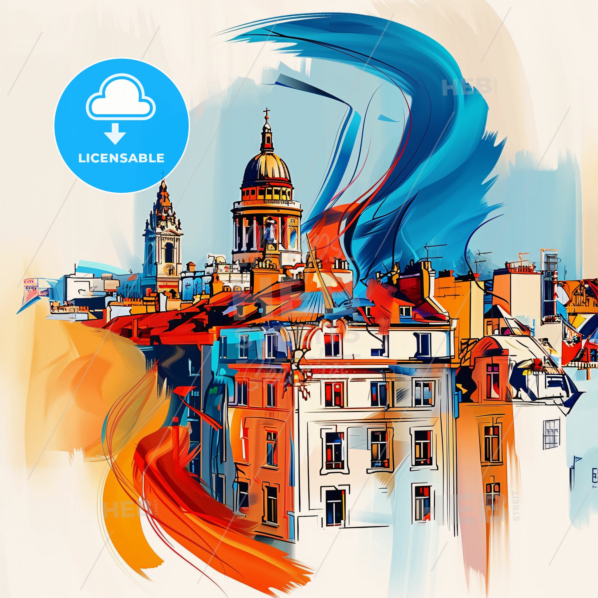 Vibrant London, Canada - A Painting Of A City