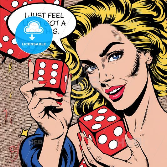 Luck and Glamour: A Daring Diva's Game of Chance