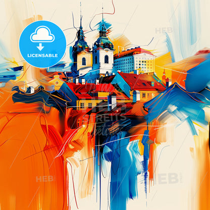 Vibrant Malmö, Sweden - A Painting Of A City