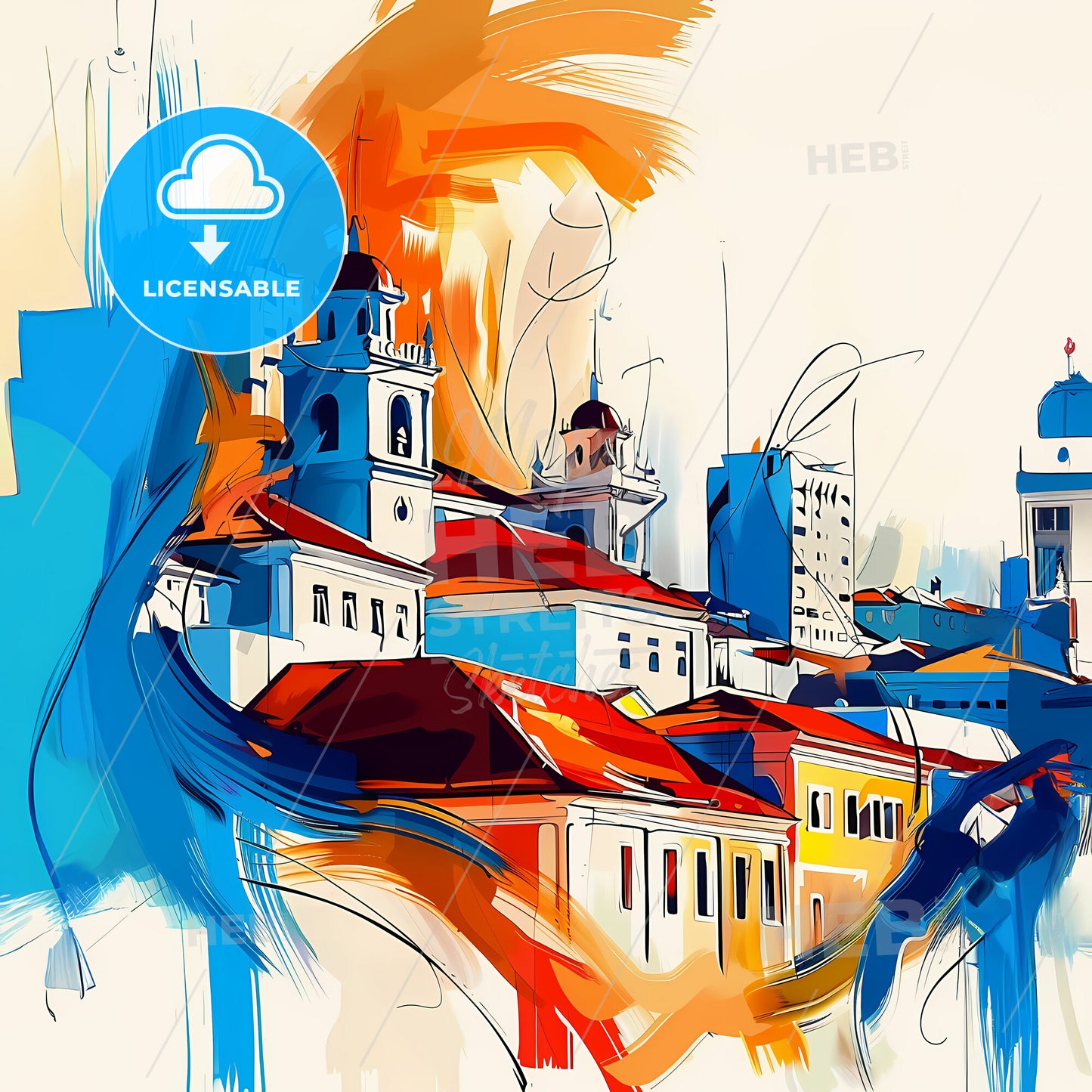 Vibrant Maputo, Mozambique - A Painting Of A City