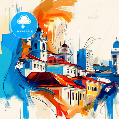 Vibrant Maputo, Mozambique - A Painting Of A City