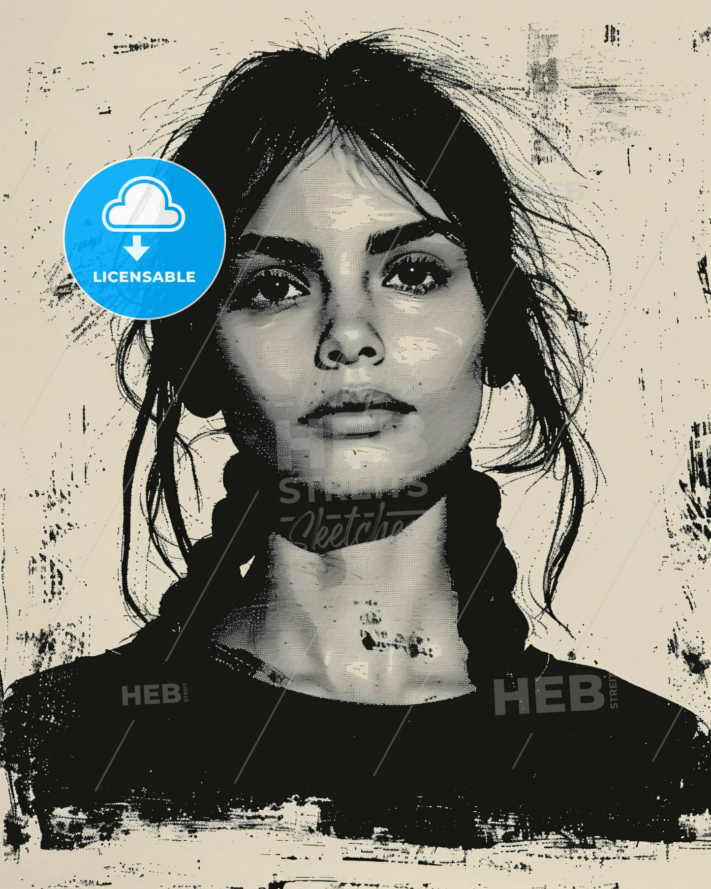 Eternal Portrait Perfect Harmony - A woman with long hair