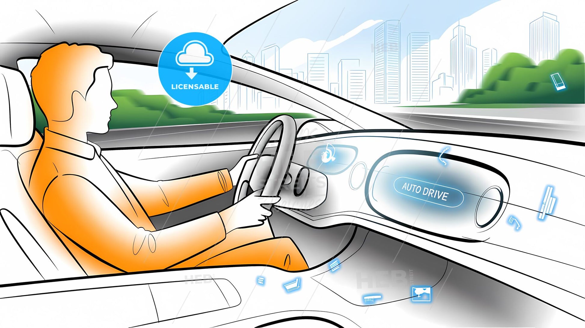 Modern Journey: A Dynamic Glimpse into Digital Driving
