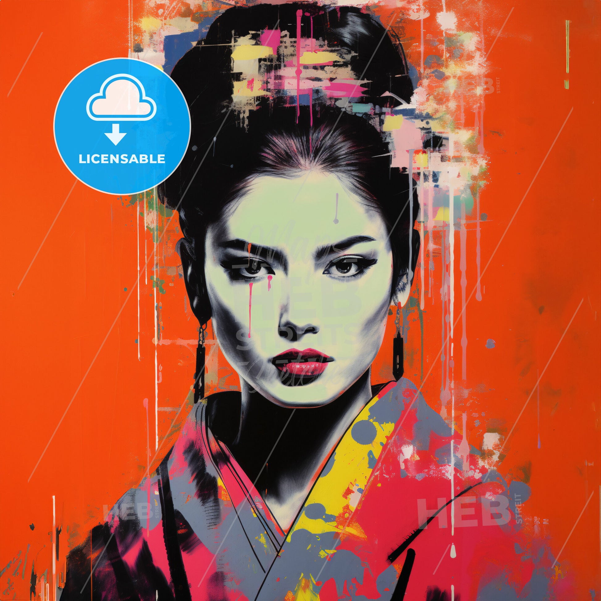 A Woman With A Bun On Her Head